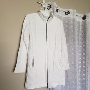 Neon Buddha white cotton jacket